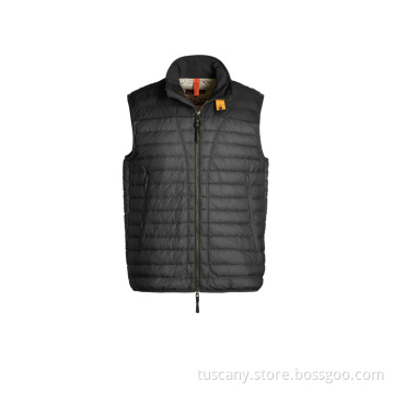 Leisure Black Warning Bomber Puffer Down Vest
